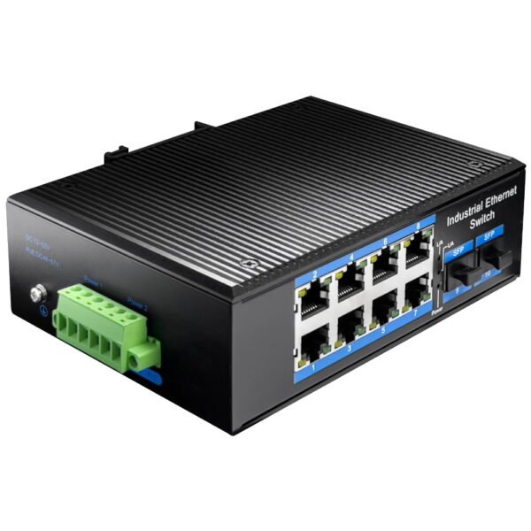 Cudy 8-Port Gigabit Industrial Switch with 2 Gigabit SFP Port IG1008S2