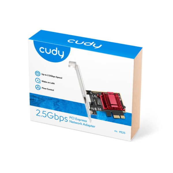 Cudy 2.5 Gbps PCI-E Ethernet Adapter PE25