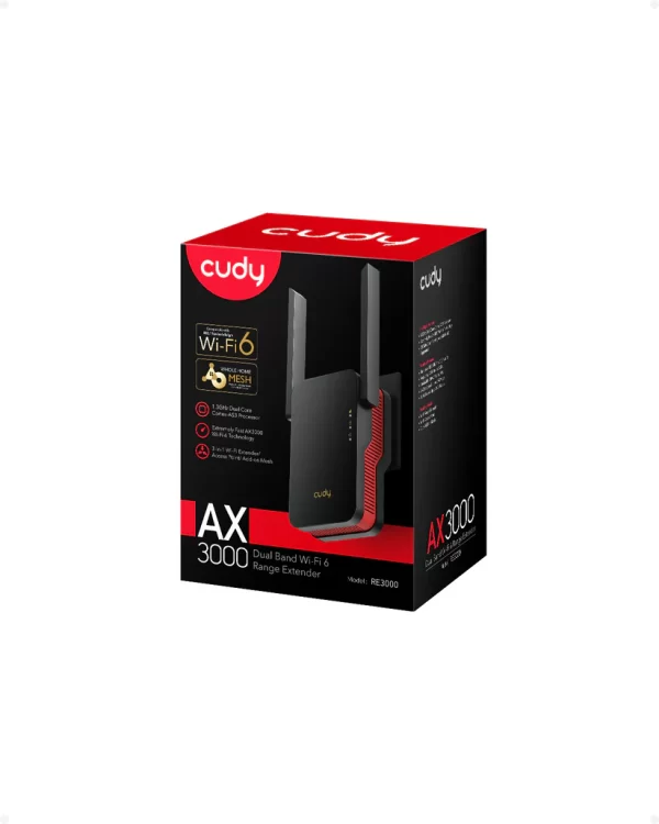 Cudy AX3000 Mesh Wi-Fi 6 Range Extender RE3000