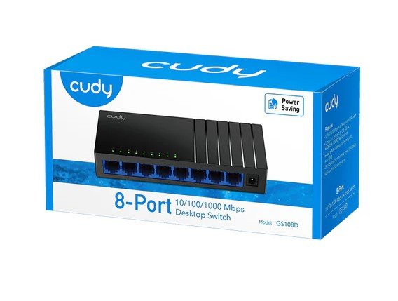 Cudy 8-Port Gigabit Unmanaged Switch GS108D