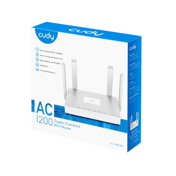 Cudy AC1200 Wi-Fi Router WR1300E